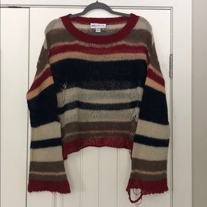 WILDFOX Distressed sweater